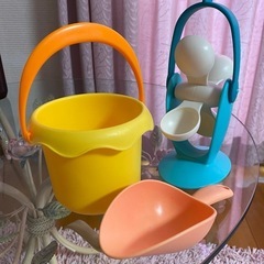 おもちゃ・玩具　水遊び・お砂場遊び　 3点セット　ソフトビニール...