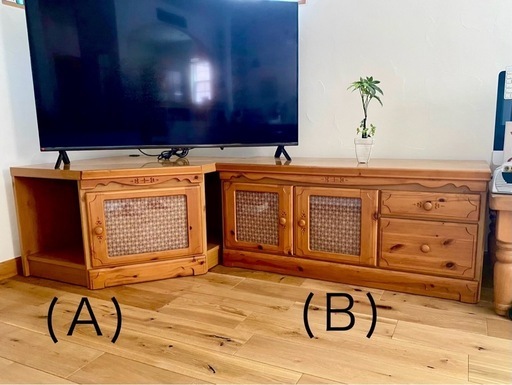 カントリー家具、コーナーテレビ台