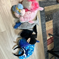 海の生き物ぬいぐるみセット