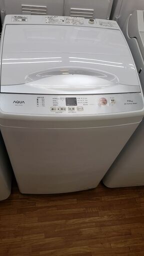 AQUA 7.0㎏全自動洗濯機 2023年製 AQW-H74(W)