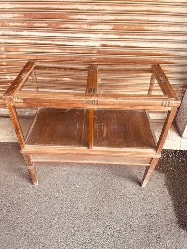 アンティーク　ガラスケース