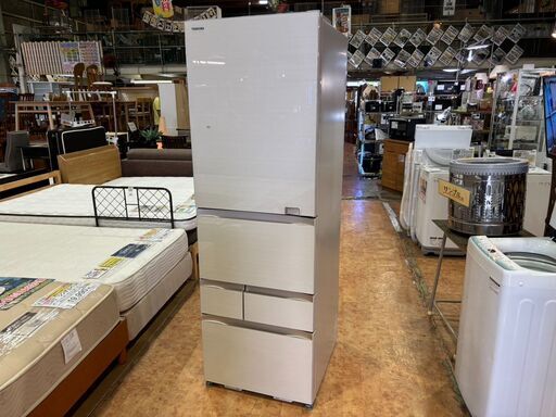 【愛品館 市原店】東芝 2020年製 465L 5ドア冷蔵庫 GR-S470GZ(ZC)【愛市IR017065-104】