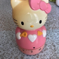（お譲り先決定）キティのキッチンタイマー　日焼け有りの画像