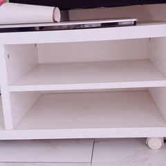 【無料】テレビボード　白の画像