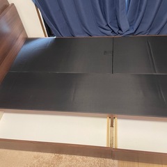 ベッドフレーム 収納付 の画像