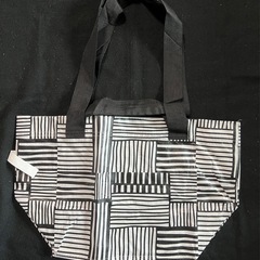 IKEA  FISSLA フィスラ バッグ、ホワイト/ブラック、...