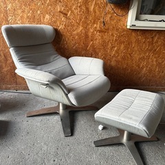 H2601 ラウンジチェア オットマン付