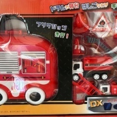 どこでも　なりきり！DX働く車　消防車&工事車両の画像