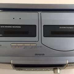 【無料】aiwa MR-X3 MD PORTABLE STEREO SYSTEM　★中古品★　アイワ　CD/MDラジカセの画像