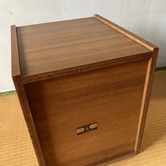 木製キャビネット　棚　収納ケースの画像