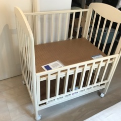 (再値下げ)美品 KATOJI ベビーベッド ミニ ミニ立ちベッ...