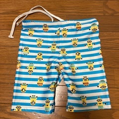 ミニオンボーダー水着サイズ120 キッズ水着　男の子