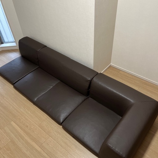 3人掛けローソファ