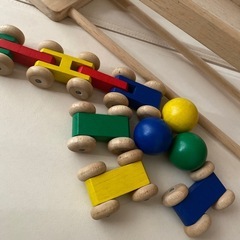 【引き渡し決定】木のおもちゃ　カタカタの画像