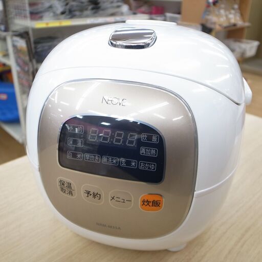 59/608 NEONE マイコン炊飯器 3合炊き 2019年製【モノ市場知立店】
