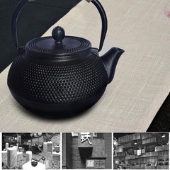 新品未使用⭐️鉄瓶 鉄器 南部鉄器 急須 やかん ケトル ih直火 対応 おしゃれ 鉄分補給の画像