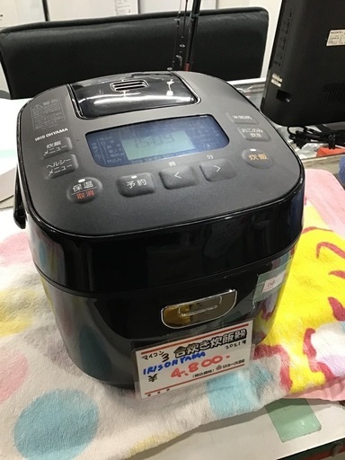 ●販売終了●マイコン式3合炊飯器　IRISOHYAMA    2021年製　中古品