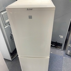 北九州市内配送無料 保証付き MITSUBISHI(三菱)の146L 2ドア冷蔵庫「MR