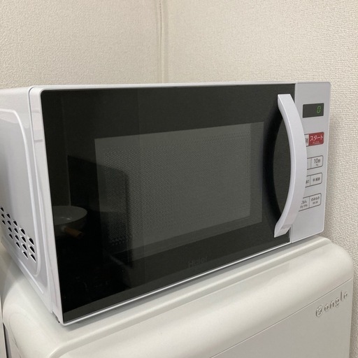 電子レンジ　ホワイト　シンプル