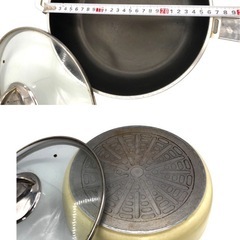 フライパンまとめ アサヒ フライパン 4個 ピンク イエロー　調理器具 中古 現状品の画像