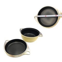 フライパンまとめ アサヒ フライパン 4個 ピンク イエロー　調理器具 中古 現状品の画像
