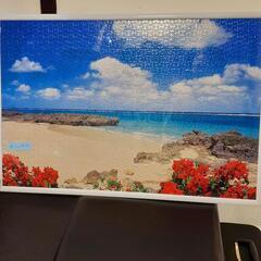 ジグソーパズル完成品　浜辺　砂浜　沖縄