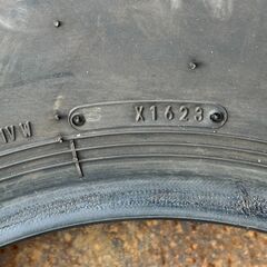DUNLOP POWER LIFTER 7.50-16 12PR　中古 フォークリフトタイヤ（2023年製）2本SET（00064）の画像
