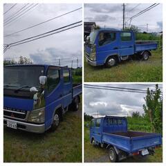 ★車検１年付・即戦力！三菱・キャンターガッツ！Ｗキャブ・1.25t．実動良好車，の画像
