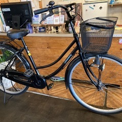 【SALE！全品防犯登録無料！】シングルギア 26インチ自転車　ブラック