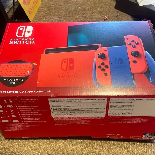 任天堂スイッチ　マリオレッド✖️ブルー中古
