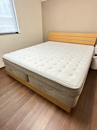 ニトリ　クイーンマットレス　ベッドフレーム　セット