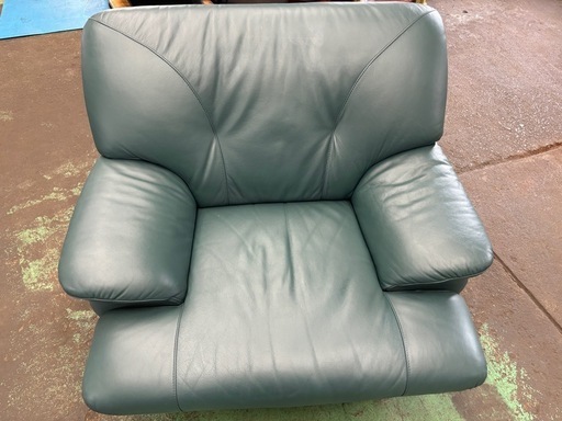 ☆美品☆1人掛けソファ　グリーン