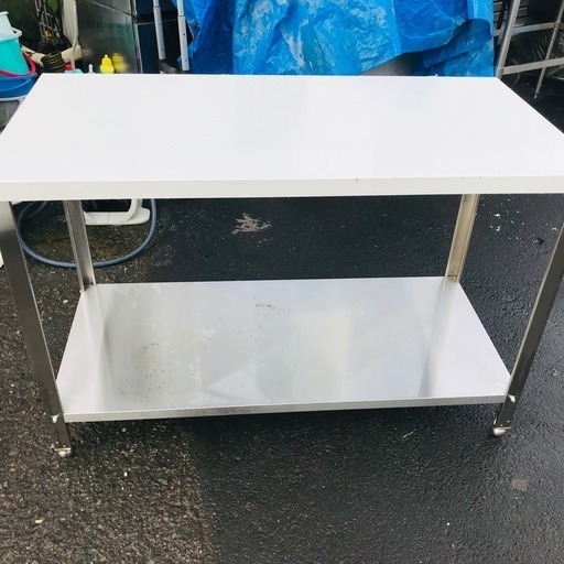 ⭐️激安⭐️ステンレス　作業台　天板ホワイト