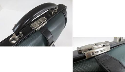 アートフィアー New Dulles TOUCH Tough F2 ビジネスバッグ ニュー ダレス タフ バッグ グリーン 鍵付き A
