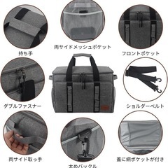 ✨大特価✨クーラーボックス 大容量 35L 保冷バッグ 保温 防水 耐摩耗の画像