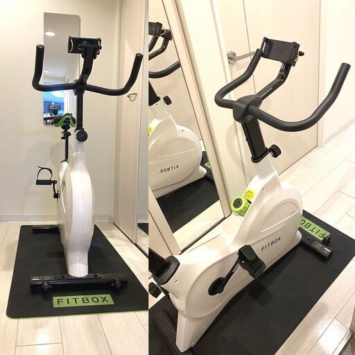 FITBOX 第3世代 フィットネスバイク エアロバイク 静音 ダイエット 組み立て簡単 トレーニングバイク