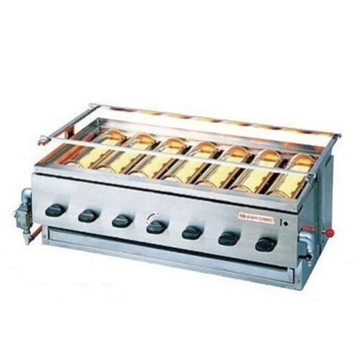 新品　アサヒサンレッド　下火式グリラー黒潮　SG-22（7号）