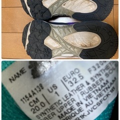 中古　子ども靴　20センチ　 アシックスasics の画像