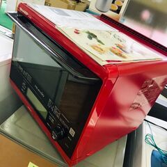 シャープ　ヘルシオ　ウォーターオーブン　2018年製　レッド