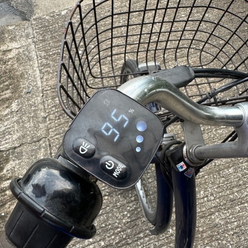 ブリヂストン 電動アシスト自転車 フロンティア 26インチ ネイビー 中古 らくらくベルト