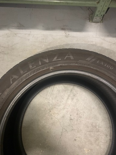 255/50R19 ブリヂストン　アレンザ　LX100　★バリ山★サマータイヤ