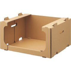 ダンボール製 スタッキング収納箱 大サイズ 収納 収納ケース ダ...