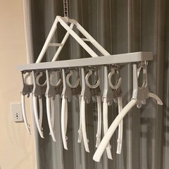 お取り引き中…ワンタッチ　ハンガー　取り外し可　収納の画像