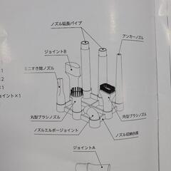 掃除機 サイクロン式スティッククリーナー本体新品×2　付属品中古の画像