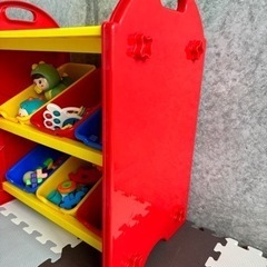 子供 おもちゃ片付けボックス 収納箱の画像
