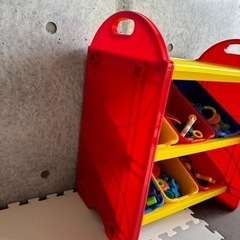 子供 おもちゃ片付けボックス 収納箱の画像