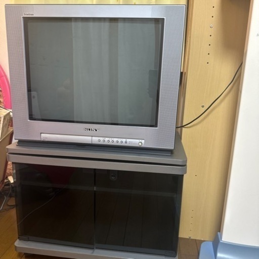 SONY ブラウン管テレビ　 KV-21CXR2A 昭和レトロ 87製 d*2様 SONY ブラウン管テレビ KV-21CXR2A 昭和レトロ 87製 - メルカリ
