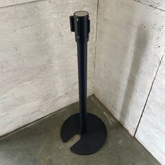 ベルトポールパーテーション 3本セット イベント 什器 店舗用品 ブラック 展示会 ① Y0224の画像