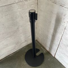 ベルトポールパーテーション 3本セット イベント 什器 店舗用品 ブラック 展示会 ① Y0224の画像