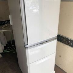 NO 403 ?福岡市内配送設置無料✨? MR-C34C-W 冷蔵庫 パールホワイト [335L /3ドア /右開きタイプ]
